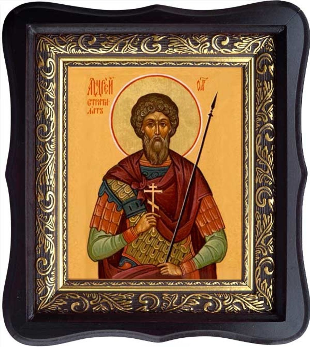 Андрей Стратилат Таврийский мученик. Икона на холсте