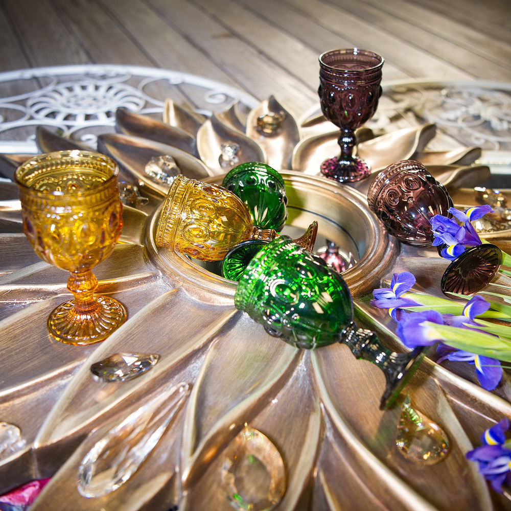 Комплект винных фужеров Кабошон 6 штук Объект мечты