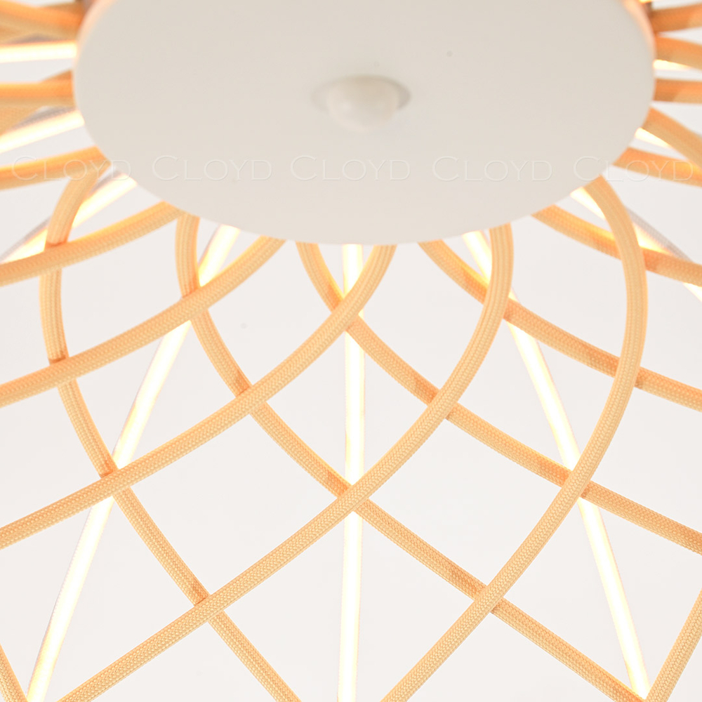 Люстра Cloyd COCKLICO C1 / Ø60 см - желтый - белый (арт.11412)