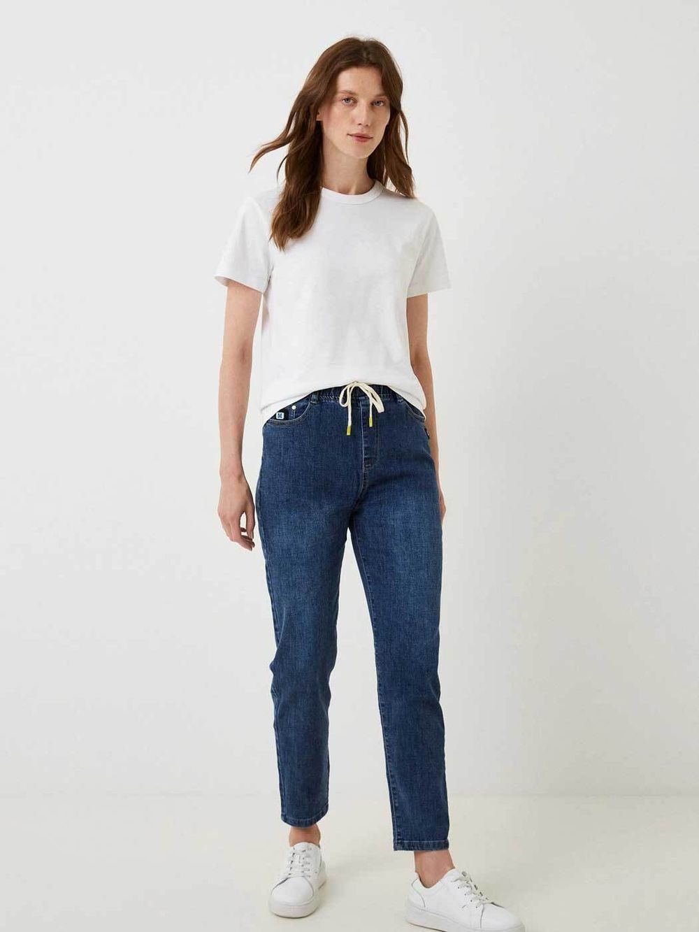 Джинсы на резинке больших размеров