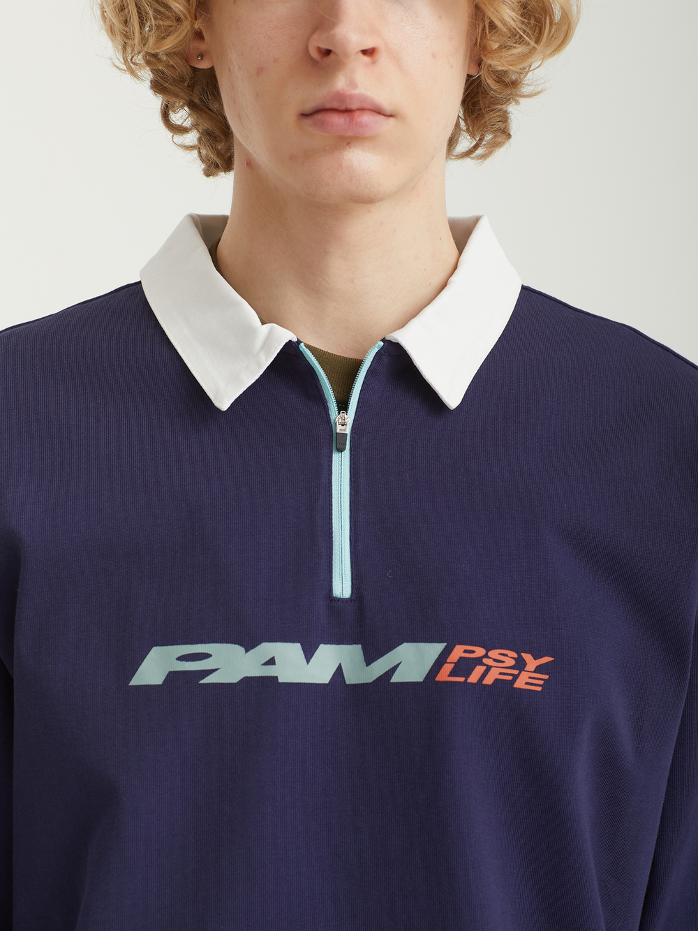 Мужской Лонгслив Howl Half Zip Rugby Top