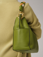 Кожаная сумка Azaro 30785 зеленый бамбук