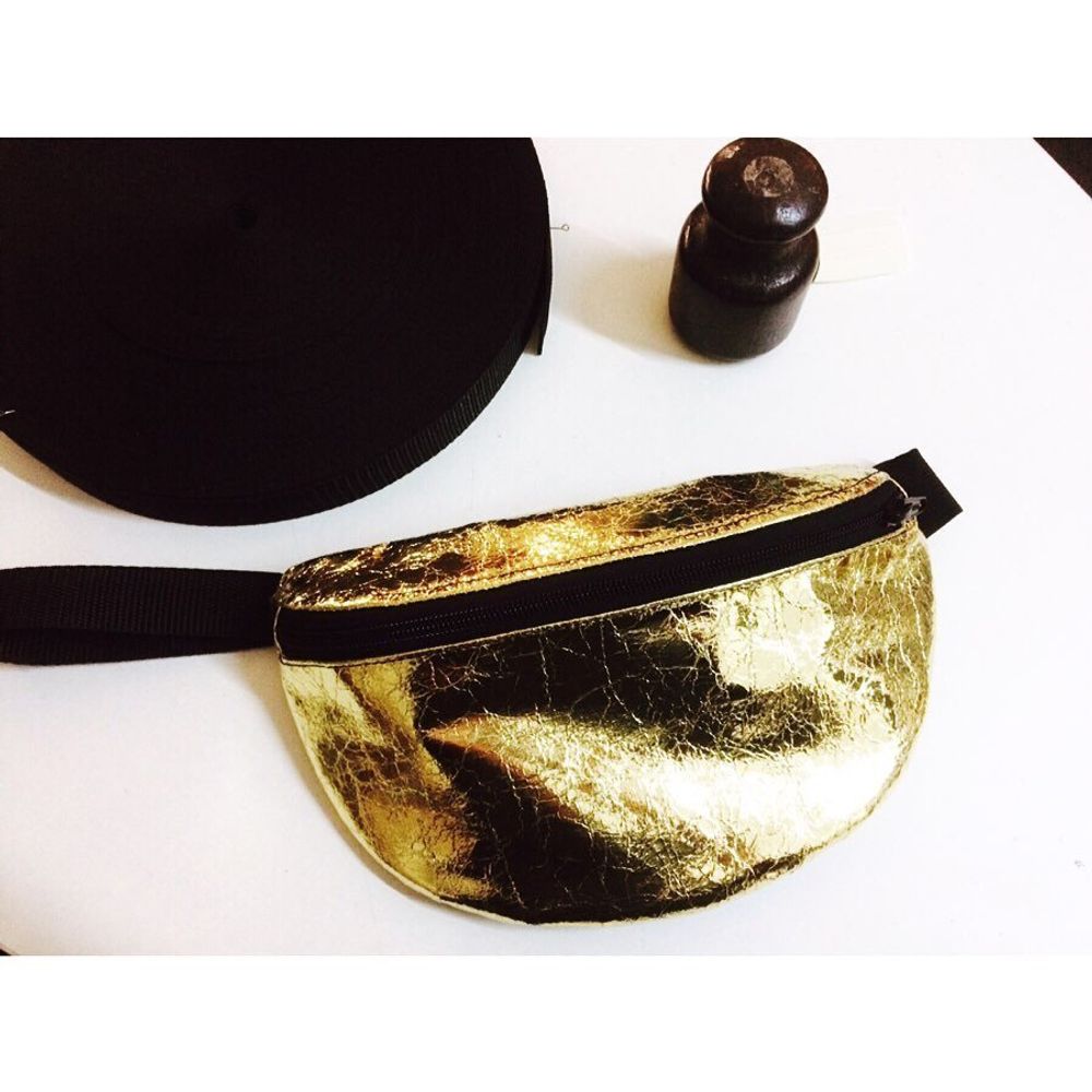 Сумка Поясная Gvozdeva Золотая
