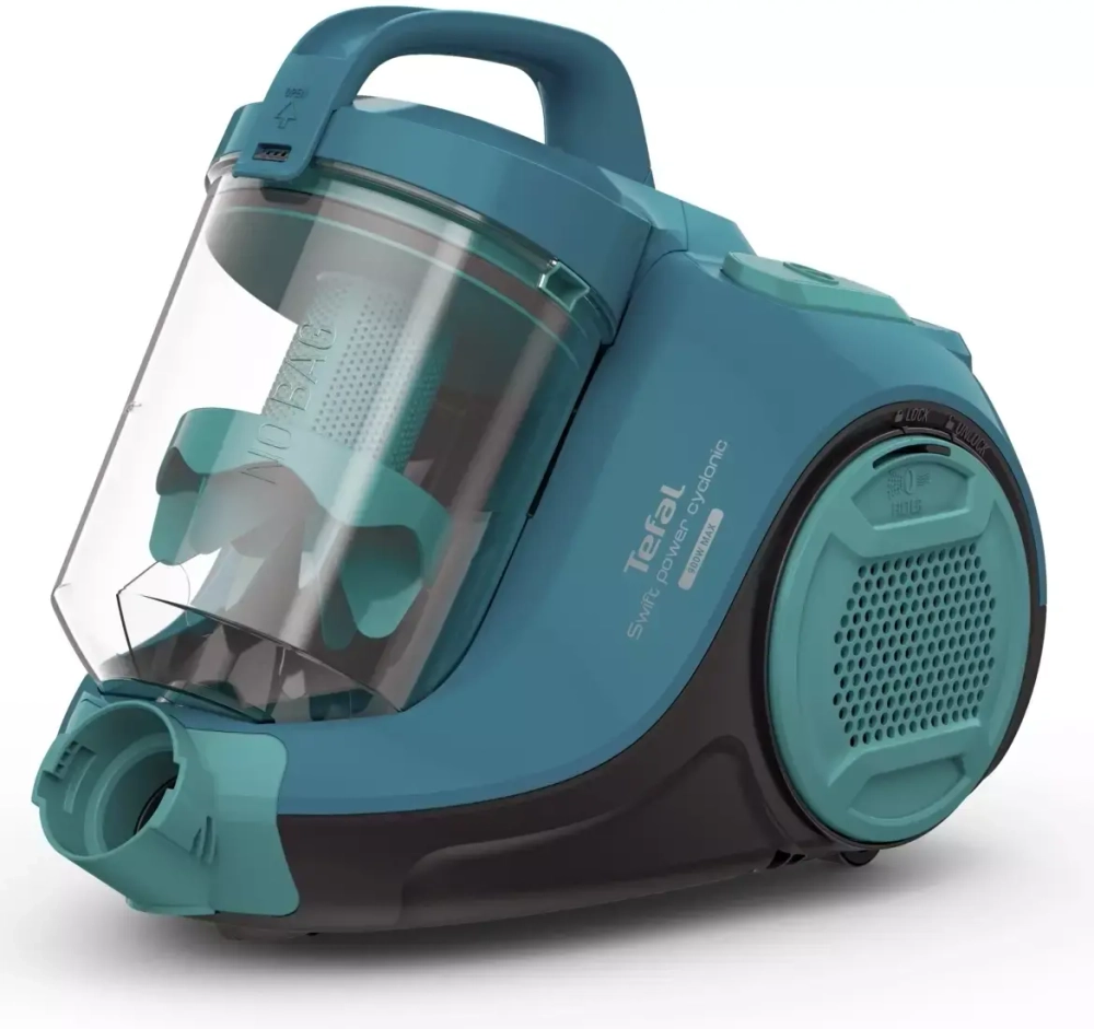 Пылесос Tefal Swift Power Cyclonic TW2922EA бирюзовый/черный (7211005022)