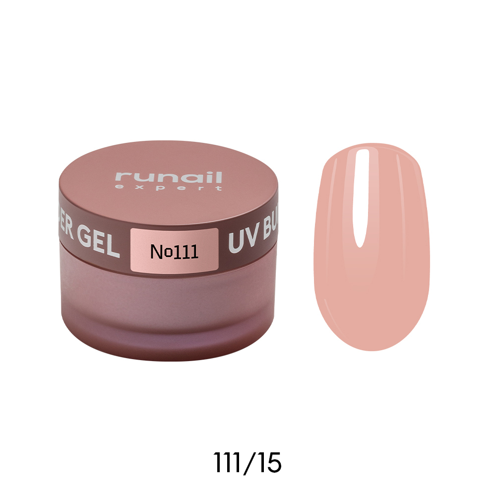 Гель моделирующий UV BUILDER GEL Runail Expert №111, 15г банка