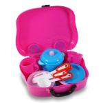 Набор посуды в чемодане ST-113 (27*10*22 см)