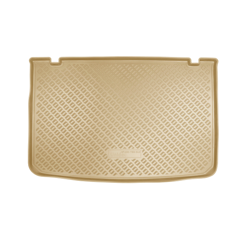 Коврик в багажник Norplast/Unidec для Renault Clio IV в кузове HB (2012-2019) Бежевый, полиуретан, арт.NPA00-T69-043-B