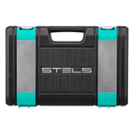 Набор инструментов 1/2", 1/4", CrV, 12 гранные головки, пластиковый кейс, 109 предмета Stels