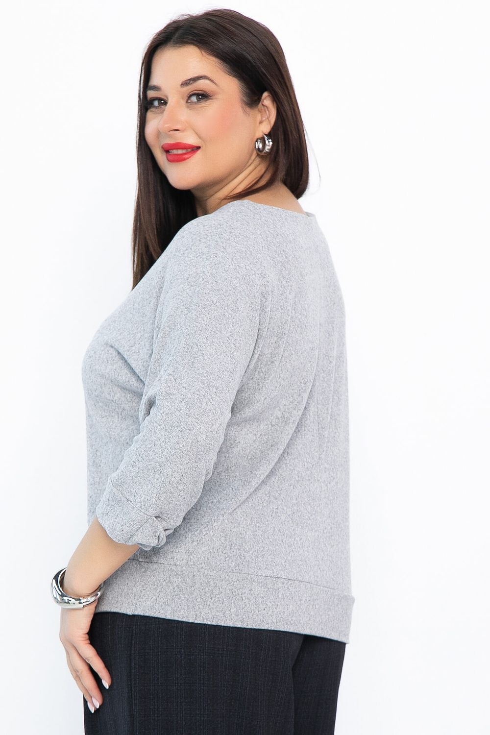 Блуза Ума (серая) Б14631-50М LT Collection