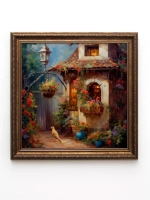 Картина на стену интерьерная на холсте 35.5*35.5 см