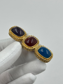 Брошь с разноцветными вставками Givenchy