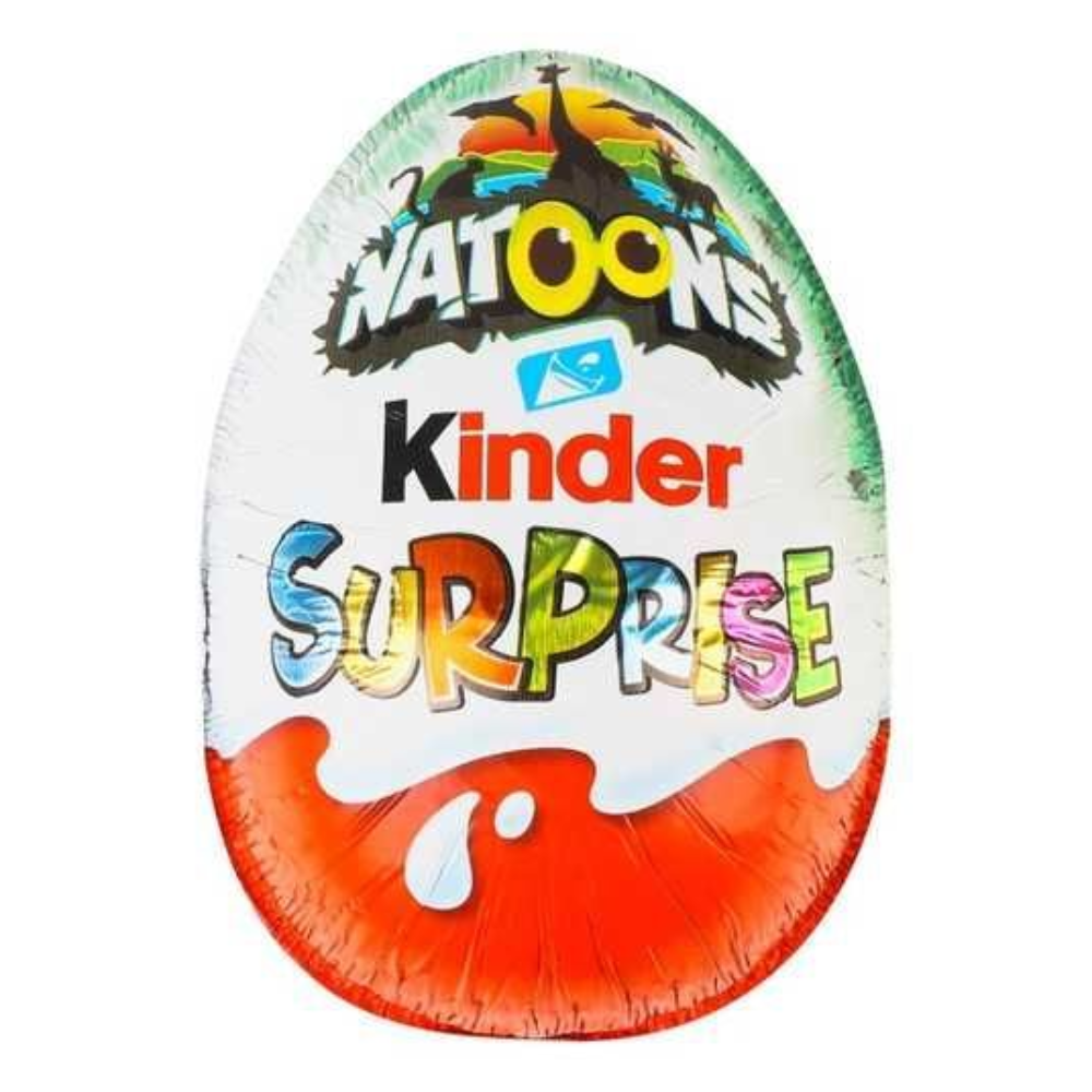 Яйцо шоколадное Kinder Natoons 20 гр