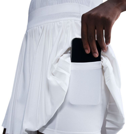 Теннисная юбка Nike Court Advantage Dri-Fit Pleated - белый