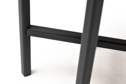 "Кипр" интерьерный стол из HPL круглый Ø30 H40, цвет "серый гранит"