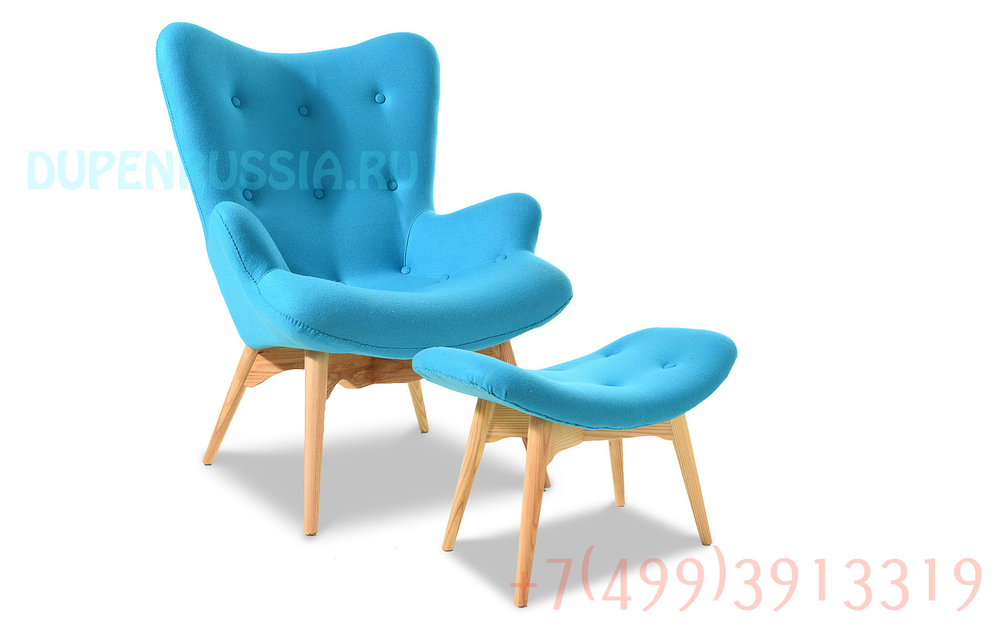 Кресло DC917 blue-голубое