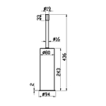 Boheme Ёрш Напольный Uno Black