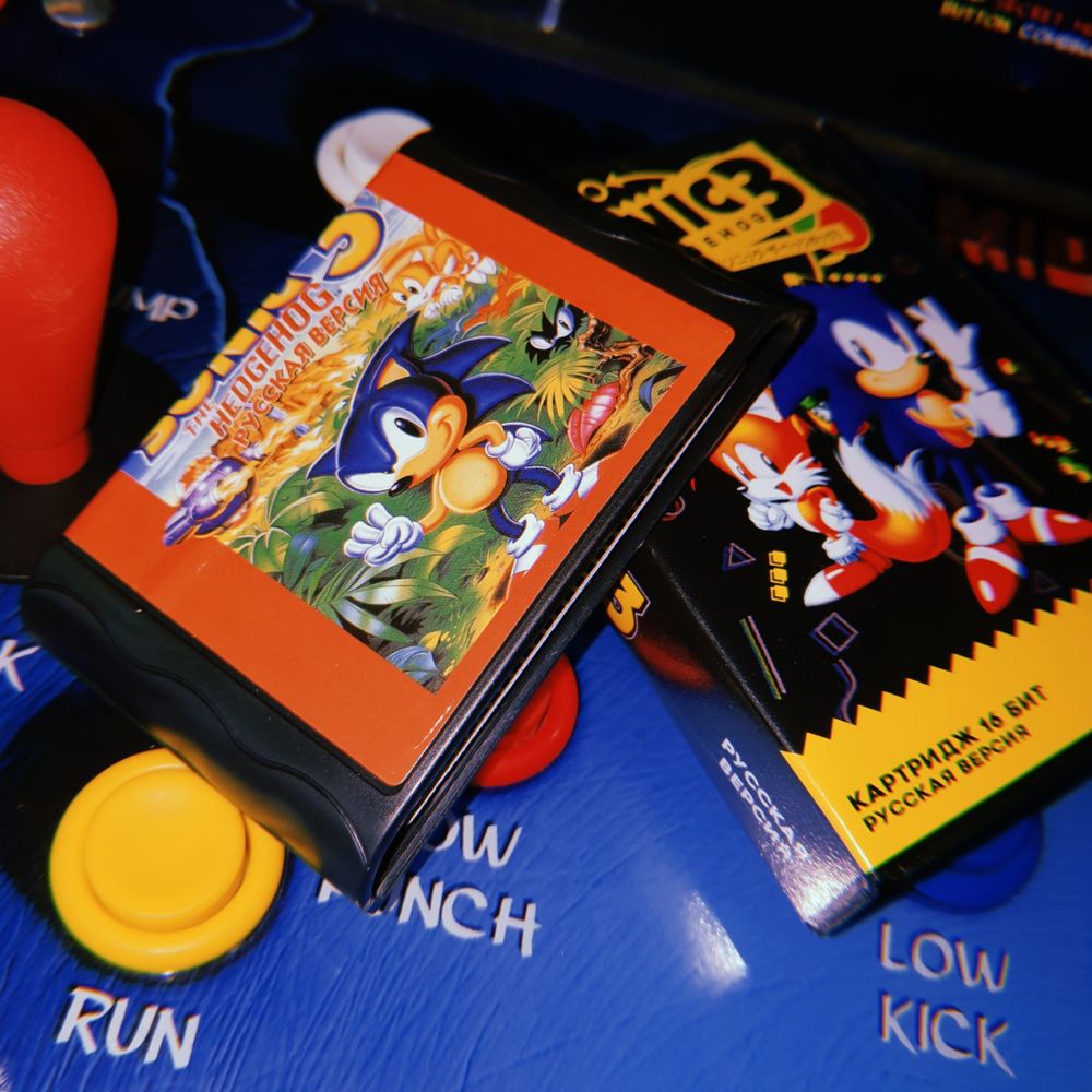 Картридж Sonic the Hedgehog 3 (SEGA, русская версия)
