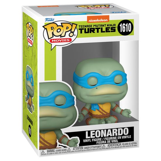Фигурка Funko POP! Movies TMNT Leonardo (Meditating) (1610) 76046 / Фигурка Фанко ПОП! по мотивам франшизы "Черепашки-ниндзя", Леонардо