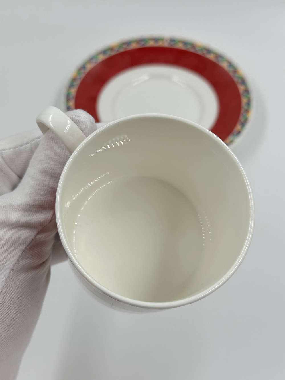 Кофейная пара красная Yves Saint Laurent by Yamaka