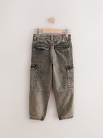 Джинсы карго для мальчика Next AC5-530, Серый