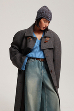 Пальто реглан миди