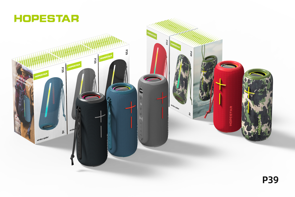 Беспроводная колонка Hopestar P39 (3000Mah/FM/IPX6)