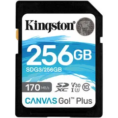 Kingston 256GB Canvas Go Plus UHS-I
