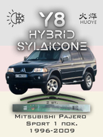 Щетки стеклоочистителя HUOYE Y8 500/500 мм на Mitsubishi PajeroSport | Hook/J-Hook