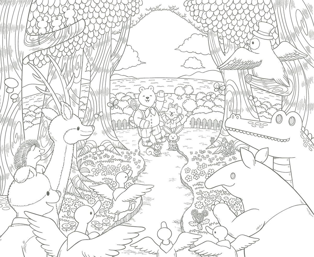 [Vol.7] Polar Bear's Adventure Cruise. Coloring Book