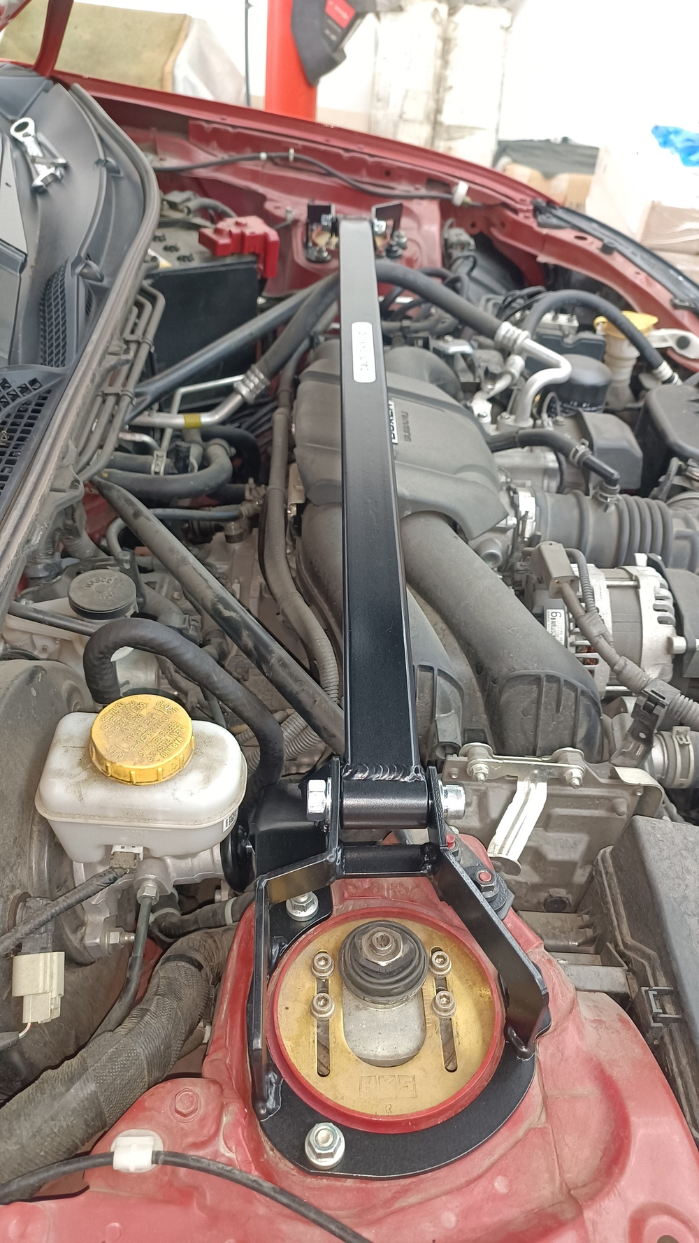 Распорка передних стоек c упором ГТЦ Toyota GR86 (ПОД ЗАКАЗ)