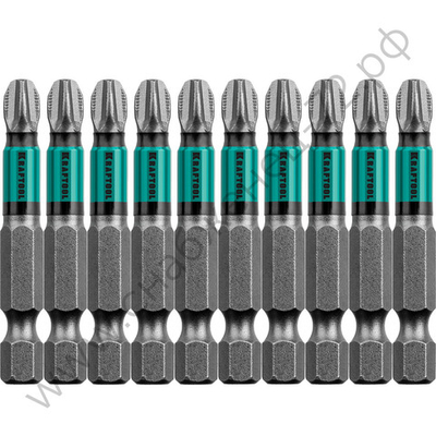 KRAFTOOL OPTIMUM PH 3, 50 мм, 10 шт, Биты (26122-3-50-10)