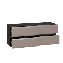 Сидней Тумба под ТВ 13.63 Антрацит 0164, Антрацит 0164, Веллюто Капучино