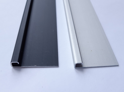 Алюминиевый профиль внешний квадратный мат. серебро LUР