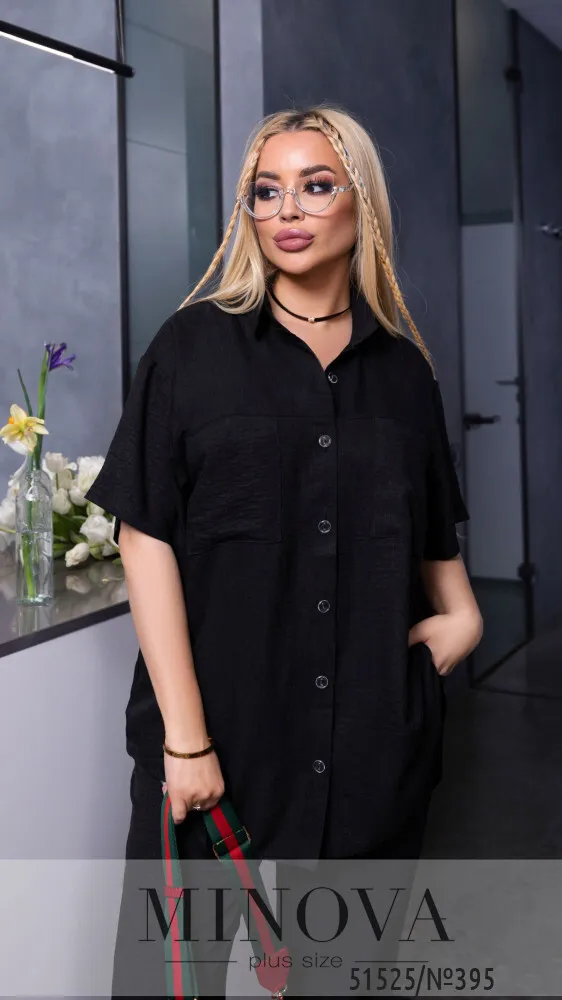 Костюм 395-черный Minova