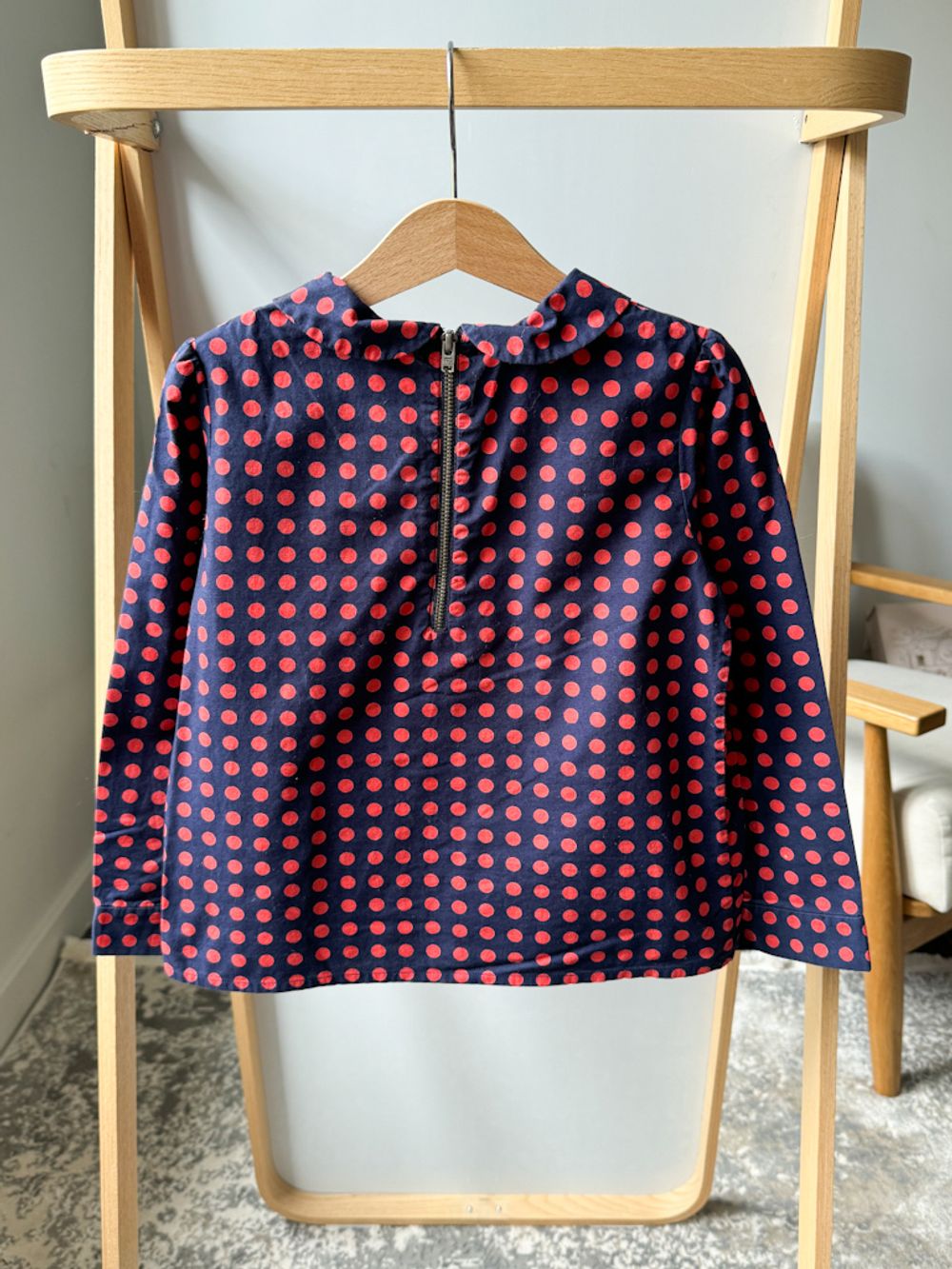 Хлопковая блузка Bonpoint, 116