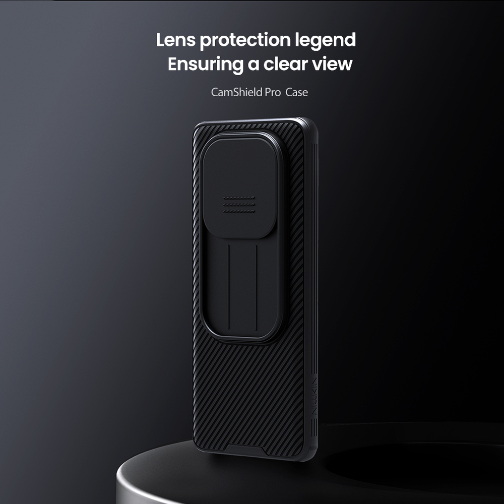 Усиленный чехол с сдвижной шторкой для камеры от Nillkin для Xiaomi Redmi Note 14 Pro 5G и Mi Poco X7 5G, серия CamShield Pro Case