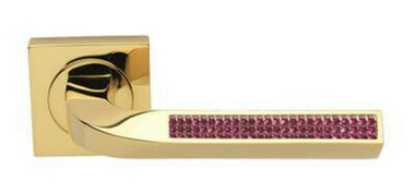 BRILLIANCE S2 HBB/FUCHSIA Ручка дверная цвет-золото  "Morelli" PVD/фуксия