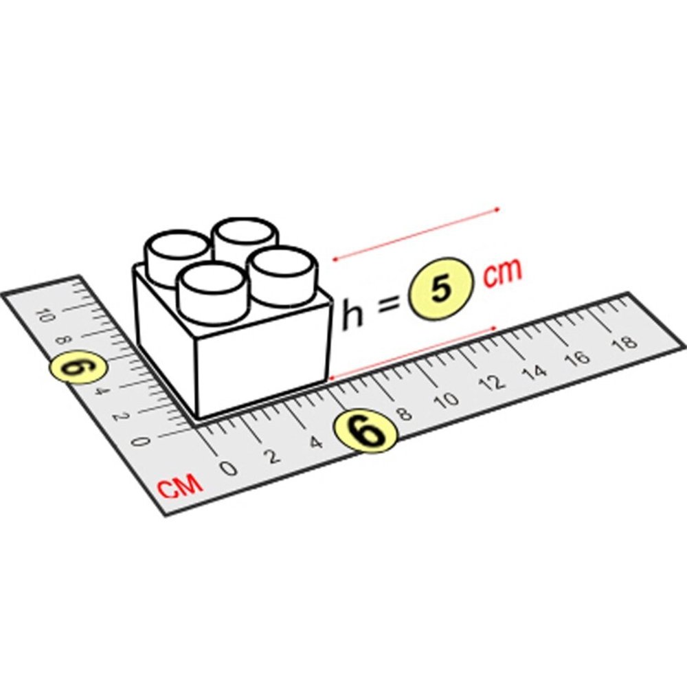 Элемент 6x6x5 см для GigaBloks 5"