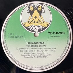 Винтажная виниловая пластинка LP Tangerine Dream Stratosfear (Japan 1977) (Obi)