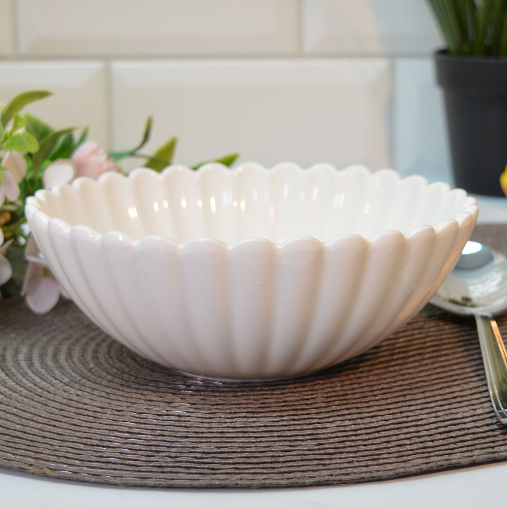 Салатник 16,5*16,5*6см белый без деколи, фарфор