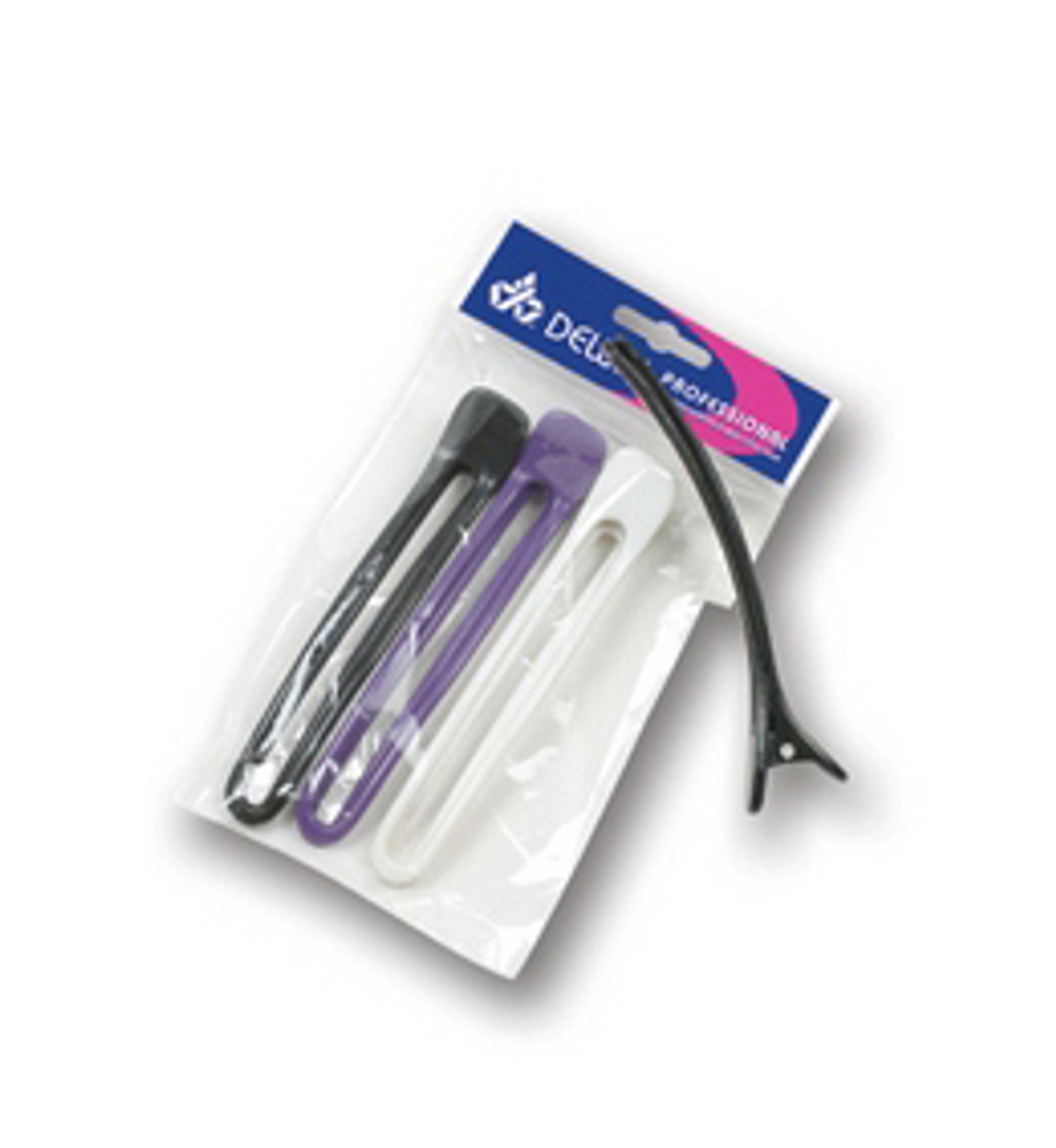 Зажимы DEWAL пластмас. большие 4шт/уп (цена за 1 шт)