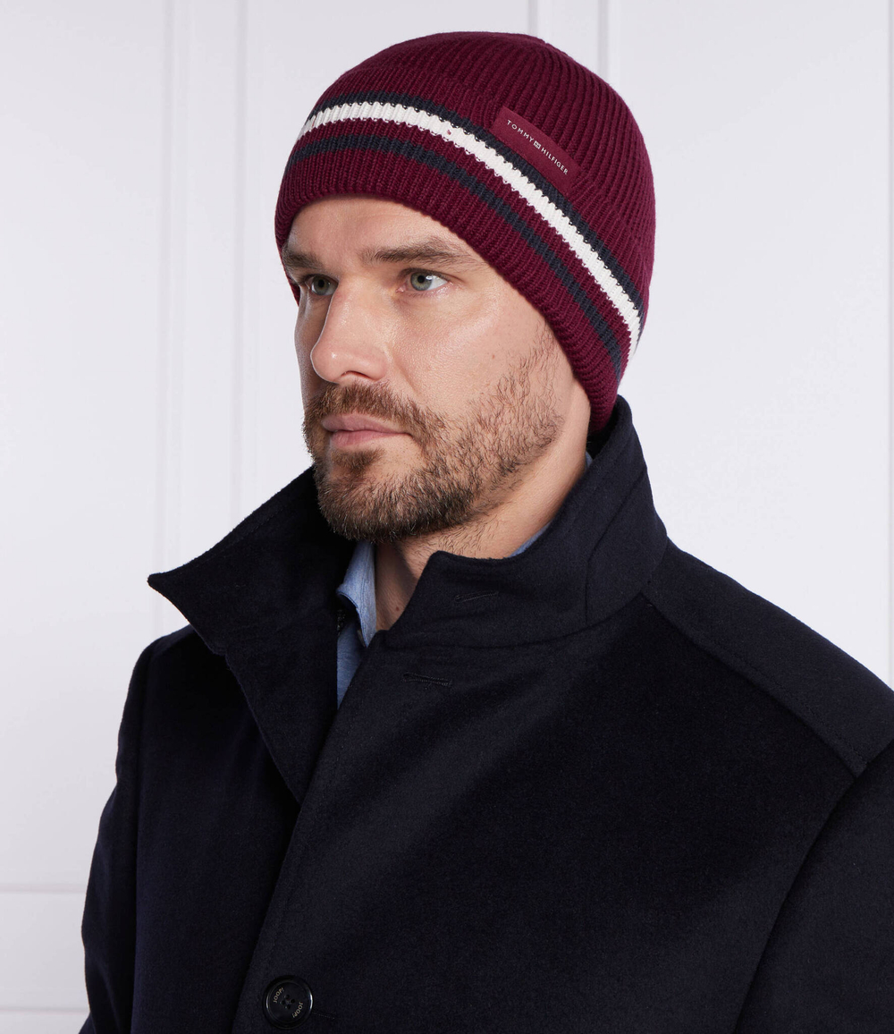 Шапка CORPORATE Tommy Hilfiger - бордовый(AM0AM11484)