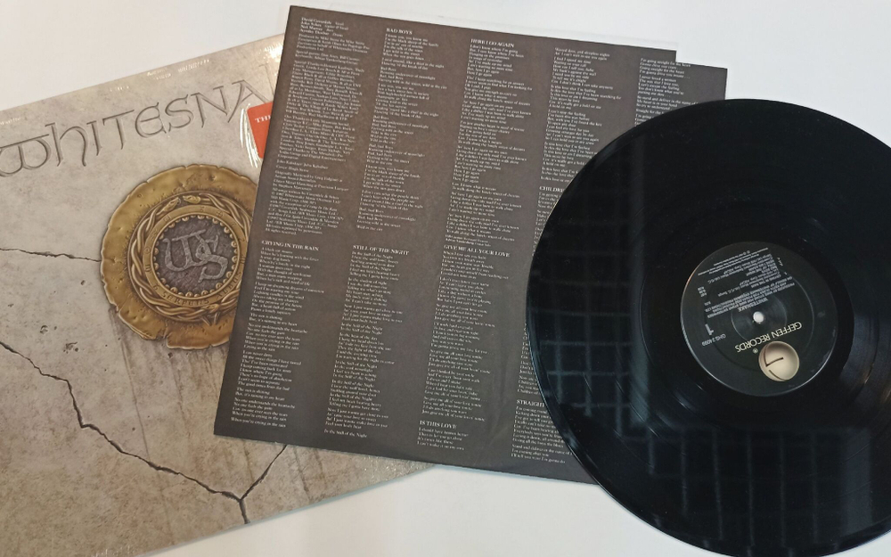 Винтажная виниловая пластинка LP Whitesnake 1987 (USA 1987)
