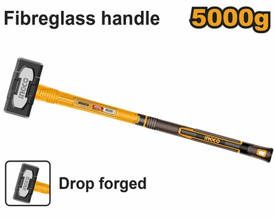 Кувалда с фибергласовой ручкой 5 кг SUPER INGCO HSTH83598