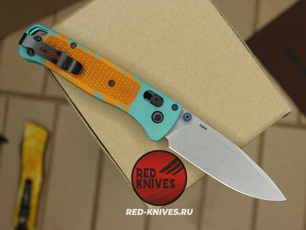 Нож Benchmade 535 Bugout Алюминий (Веснушка) эксклюзив RED-Knives RK-530