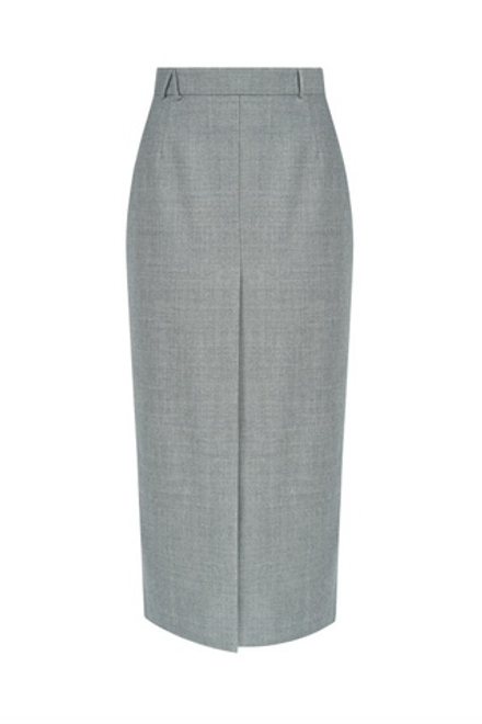 Юбка карандаш светло серая