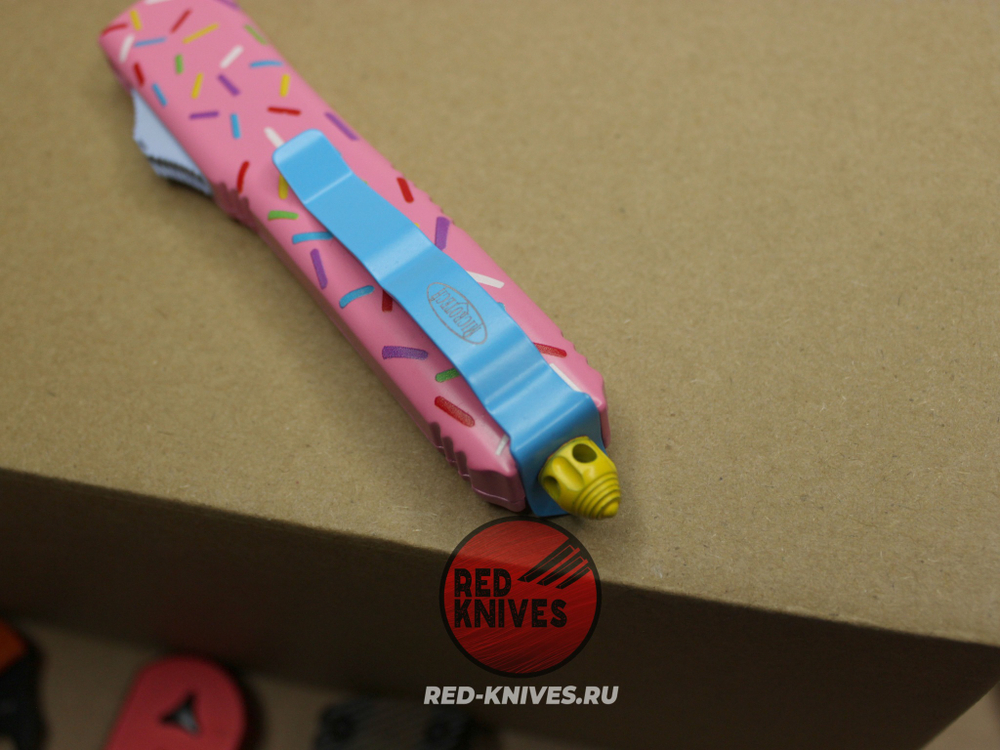 Нож Microtech Ultratech S/E - пончик розовый МТ113