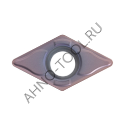 Пластина твердосплавная ISO DCMT11T308-MFA APM20B AHNO по жаропроч. и нерж.стали, получистовая