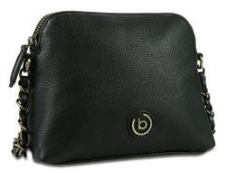 Фото сумка наплечная женская BUGATTI Passione чёрная полиуретан с гарантией