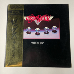 Винтажная виниловая пластинка LP Aerosmith Rocks (Japan 1976) (Obi) Rats In The Cellar